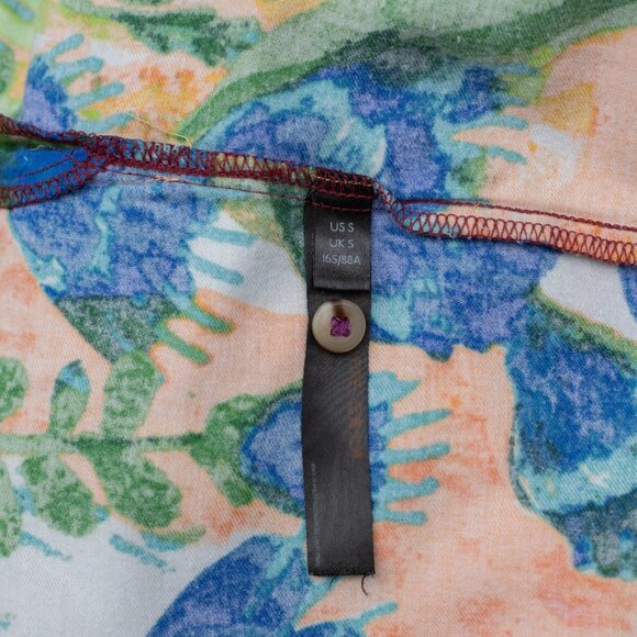 Anthropologie Roeqiya Fris Garden Bloom Pajama Set – Size S Floral Flannel - Picture 9 of 10